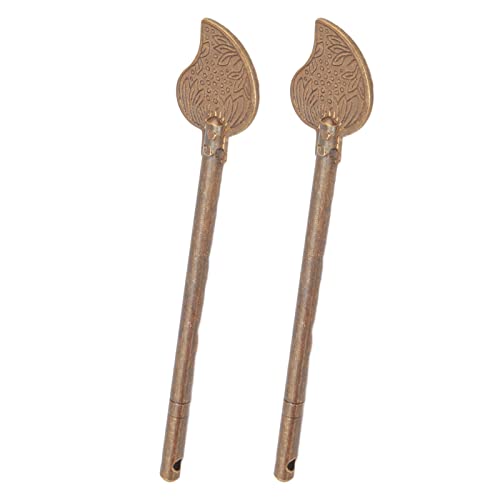 Metal Household Chinese Leaf Cabinet Key Latch Door Locking Pin, 2 Pcs Door Latch Locking Pin