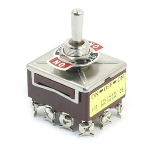 Interruptor de palanca para reparar inversión de giro en motores de 3 posiciones AC 380V