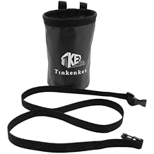 Rock Climbing Chalk Bag | Drawstring Rock Bucket Bag - High Capacity, Leakproof Magnesia Sack with Adjustable Carabiner, Rock Climbing Gear Equipment for Weight-Lifting