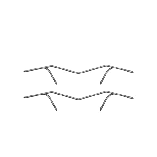 Image of Detroit Axle - Front Brake Pads for 01-06 Chrysler Sebring Dodge Stratus | Ceramic Brake Pads w /Hardware 2001 2002 2003 2004 2005 2006 Replacement