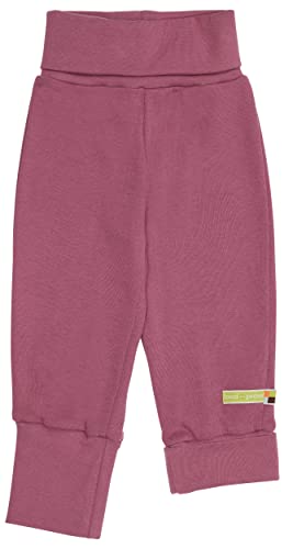 Pantalon mixte bébé loud + proud en coton bio couleur grape