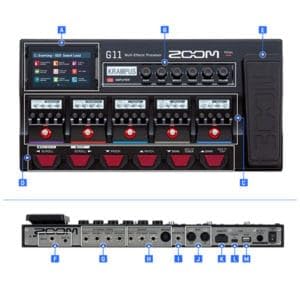 Zoom G-11 Multi-Effects Processor for Guitarist : Amazon.in 