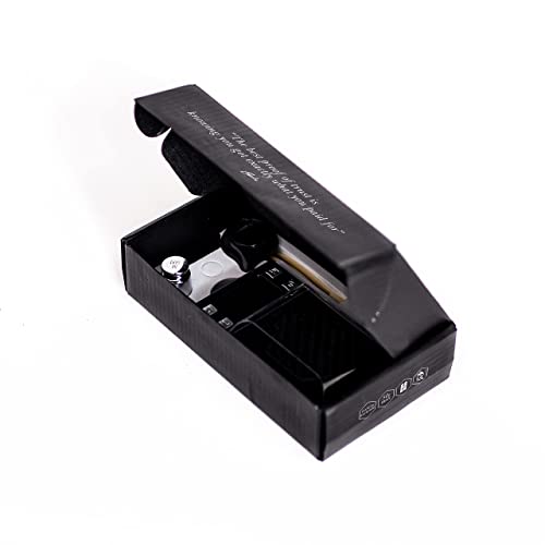 Báscula digital mini Carbon By Charlie plataforma fibra de carbono miniatura 6