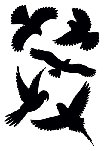 Les autocollants silhouettes d'oiseaux