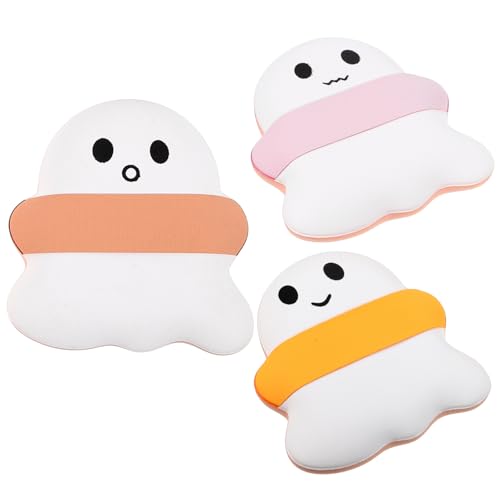 Mikinona 3-piece Makeup Sponge Soft Comfortable Non-caking Portable Easy to Clean for Skin Travel-friendly