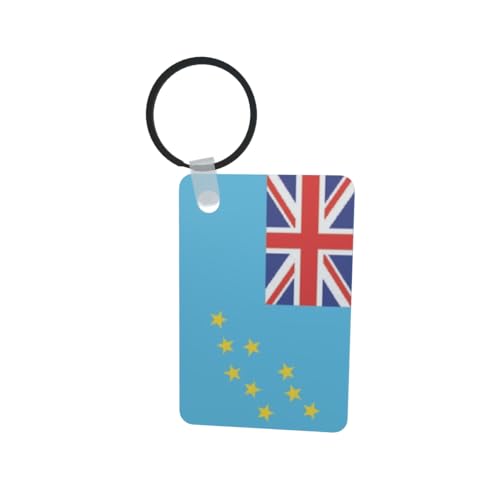 U24 Porte-clés Tuvalu en aluminium 50 x 47 mm