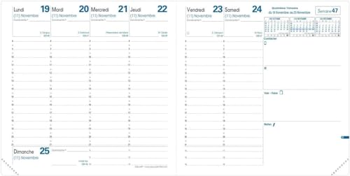 Recambio para agenda semanal Quo Vadis ejecutiva para no perder tus citas