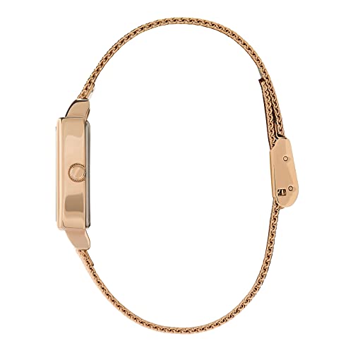 Image of Olivia Burton Rectangular Women's Watch - 25.5mm, 3H Quartz Movement, Stainless Steel, Water Resistant 30M (3ATM)
