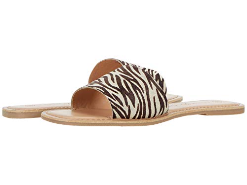 Chinese Laundry Women s Slip-on, Sandal Slide, Cream Black, 7