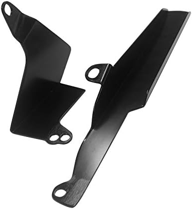 2 Pcs Billet motocicleta negro cadena Guardias para 2000 2001 Honda CBR 929RR Proteger Cadena Negro