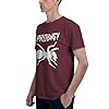 AUIPOTY The Men's Novelty Print Cotton T-Shirt Pro&digy Short Sleeve Tee Tops Round Neck Blouse Tshirt for Male Fans Merch Gifts Burgundy #4
