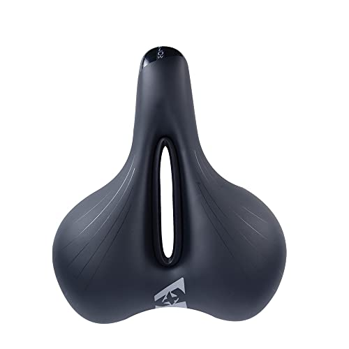Selle OXC Contour Flow noire pour un vélotaf quotidien sans douleur