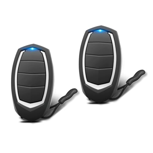 [Pack de 2 Mandos] Mando a Distancia para Puerta de Garaje Automática – Compatible únicamente con Sistemas de Motorline Falk MX4SP – 4 Canales, Código Dinámico Rolling Code, Frecuencia 433,92 MHz