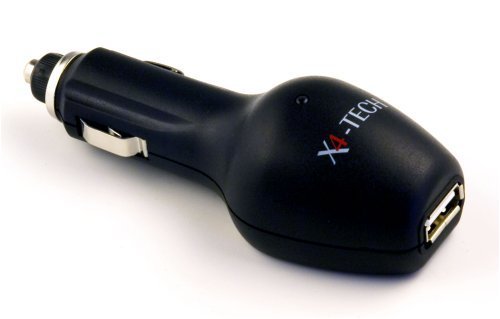 X4-TECH Plug Boy Car Reproductor de MP3 Cargador USB para Encendedor de Cigarrillos Negro Cover