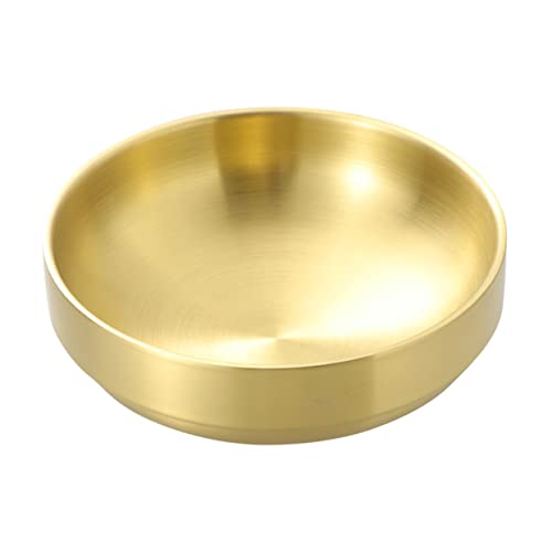 BELLIFFY Men's Shaving Bowl 304 Stainless Steel Simple Design for Travel Home Use Elegant