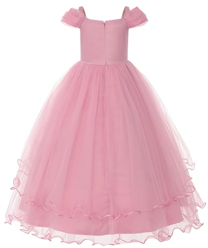 JerrisApparel Off Shoulder Girls Party Dress Pageant Prom Gowns Birthday Fancy Dresses2