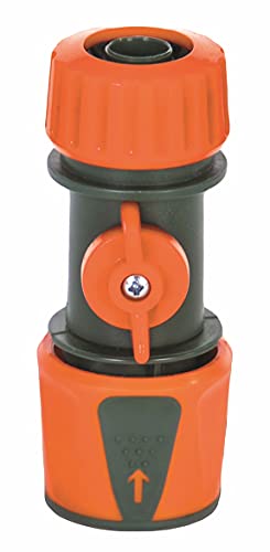 Orange Ramp Connector ramp Hose connector 1/2″ with VALVE – BigaMart