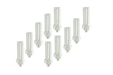 Circle (10 Pack PLT-42W 850, 4 Pin GX24Q-4, 42 Watt Triple Tube, Compact Fluorescent Light Bulb