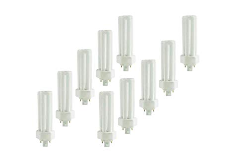 Circle (10 Pack PLT-42W 850, 4 Pin GX24Q-4, 42 Watt Triple Tube, Compact Fluorescent Light Bulb