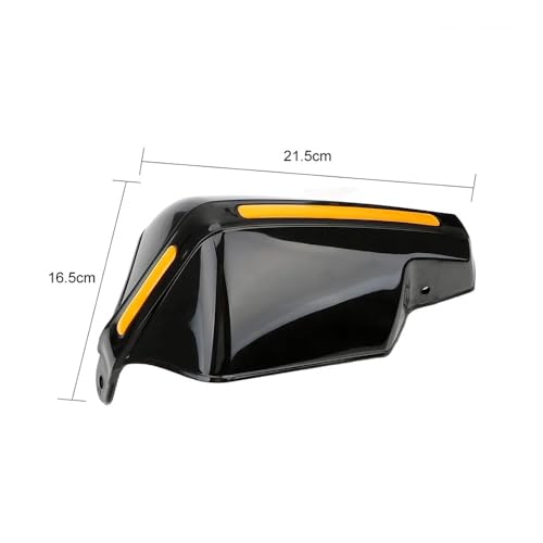 Protège-mains moto universel avec protection levier de frein - 5