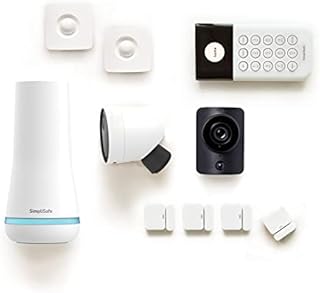 SimpliSafe 10 Piece Wireless Home Security System with Outdoor Camera - Optional 24/7 Professional Monitoring - No Contract - Compatible with Alexa and Google Assistant