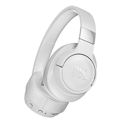 JBL Tune 750 On-Ear Wireless Headphones with Noise-Cancelling (White)