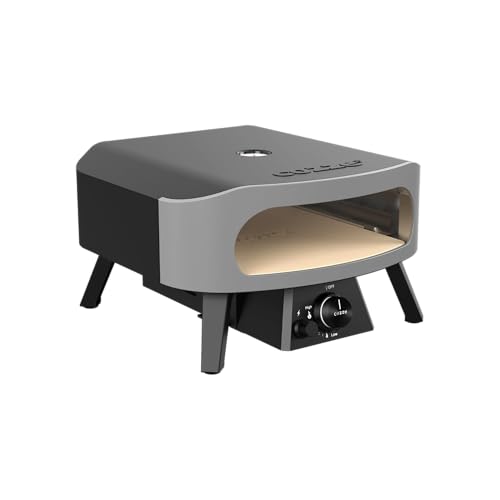 Cozze 13" Classic Portable Outdoor Pizza Oven - Fire & Stonebaked 13 Inch Pizzas in 60 Seconds - 28mbar Propane Gas Oven, Oven Door, Cordierite Pizza Stone, Built-in Thermometer, Gas Hose & Regulator - Image 5