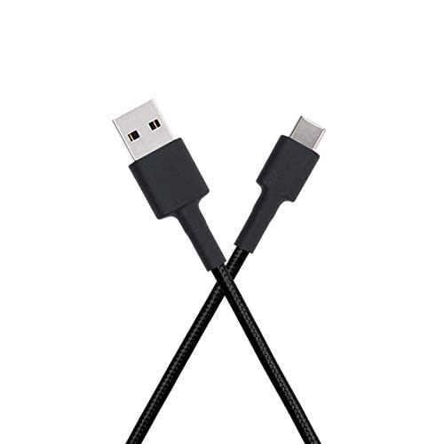 Image of MI Braided Type C 100cm Cable Black|Supports Upto 22.5 Fast Charging|Tangle Free Sturdy Built with Kevlar Protection|Supports All mobiles & Accessories with Type C Input|Toughened Joints (3)