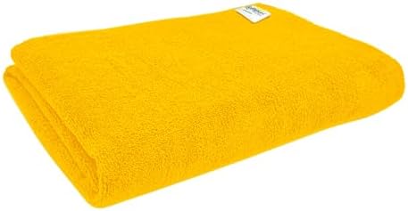 SOFTSPUN Microfiber Bath & Hair, Care Towel Set of 1 Piece, 70x140 Cms (Orange). Super Soft & Comfortable, Quick Drying, Ultra Absorbent in Large Size.