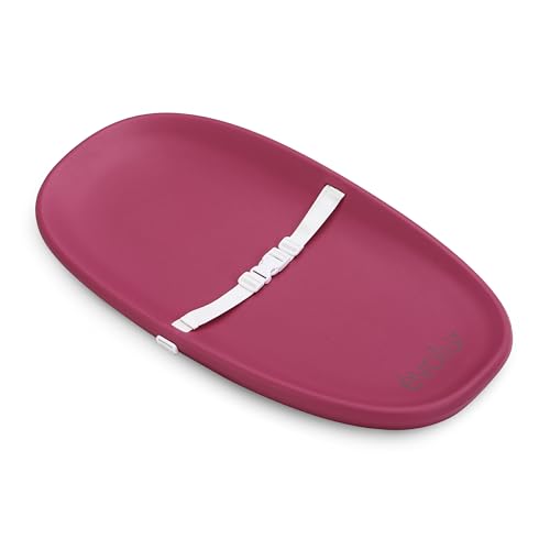 Evolur Eva Aankleedkussen voor baby's, Fuschia roze, zacht, licht en draagbaar, past op alle commode, waterdichte stevige bekleding