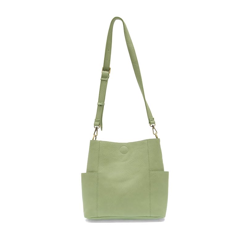 Image of Joy Susan Side-Pocket Bucket Bag: Kayleigh Crossbody