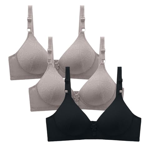 Cocila Sujetador Deportivo Mujer Sujetadores De Talla Grande Sin Aros, Interior Apoyo para El Pecho, Algodón Y, Madres. Push Up Escote Profundo Danza del Vientre 70 Nina Tirantes Adolescente