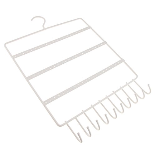 gazechimp Suporte De Parede Suporte Para Rack De 120 Furos Suporte Para Vitrine Organizador De Jóias