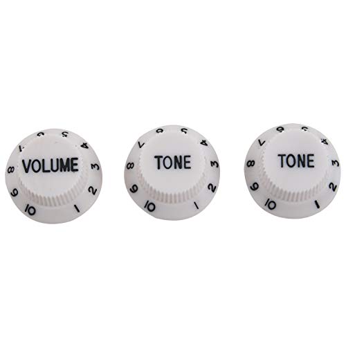 Pmandgk Schwarz 1 Volume 2 Tone Guitar Control-Regler für Strat Style-Gitarre
