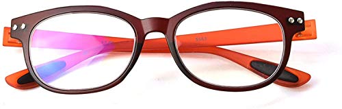 カラフルック COLORFULOOK 老眼鏡 おしゃれ ブルーライトカット スマホ 軽い 軽量 リーディンググラス シニアグラス お洒落 プレゼント ギフト 誕生日 クリスマス 敬老の日 メンズ レディース レッド/レッド +0.50