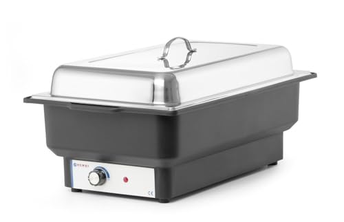 Foto von HENDI Chafing Dish Tellano, Speisenwärmer, Buffetwärmer, Wärmebehälter, 9L, 230V/900W, 573x348x(H) 284mm, Edelstahl, Polypropylen