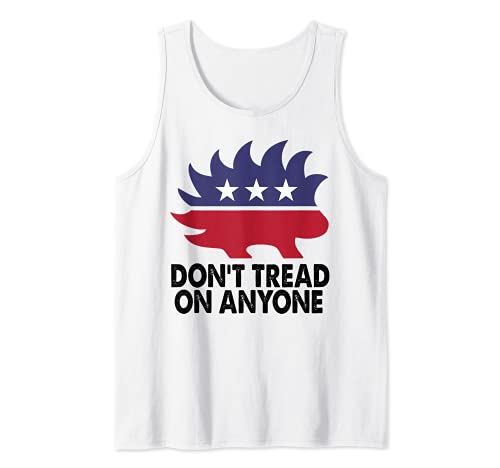 No pises a nadie Partido Libertario Político Camiseta sin Mangas