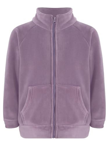 easyforever Kids Boys Girls Zip Up Soft Fleece Jacket Fall Winter Sweatshirt Warm Outwear Casual Coat with Pockets