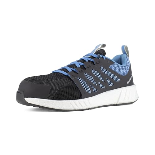 Image of Reebok Mens Fusion Flexweave Work Safety Composite Toe Athletic Work Shoe