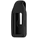 LOKEKE Compatible with Huawei Band 10 Silicone Hanging Buckle, Silicone Protective Case Cover with Steel Clip Compatible with Huawei Band 10/9 / 8(Black)
