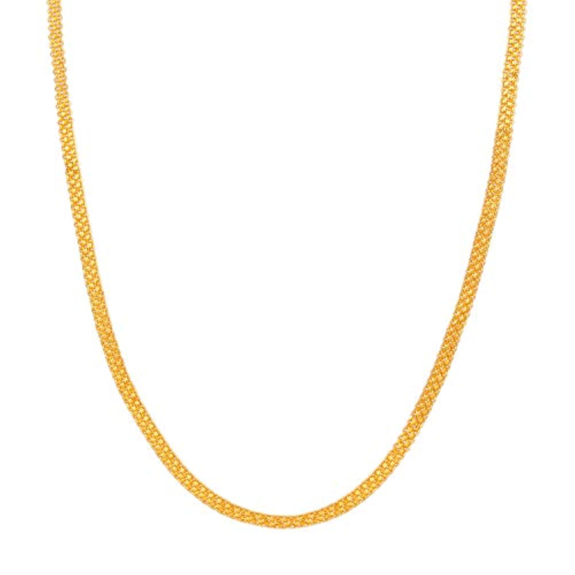 Men's Exclusive 1 Gram Gold Plated Thin Neck Chain