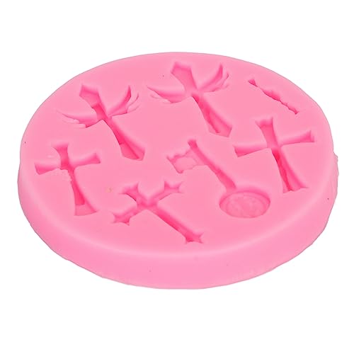 Moldes Em Forma De Cruz, 4 Unidades, Moldes De Silicone Cruzado, Molde De Resina De Silicone Elástic