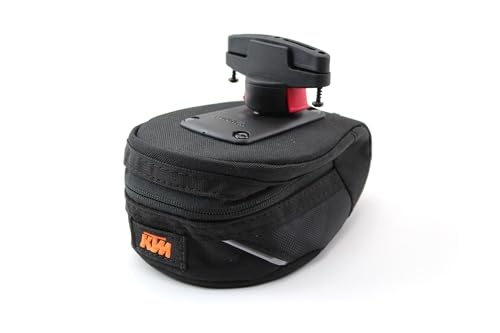 KTM MTB – Sillín de bicicleta Bolsa – 1,0 l. – con adaptador Klickfix – Reflex ribete (009)
