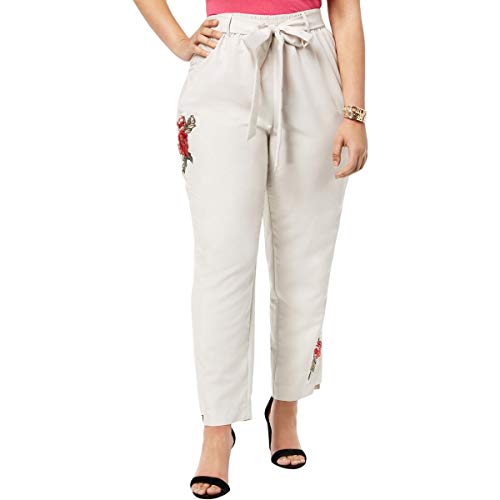 Women's Plus Size Embroidered Pants