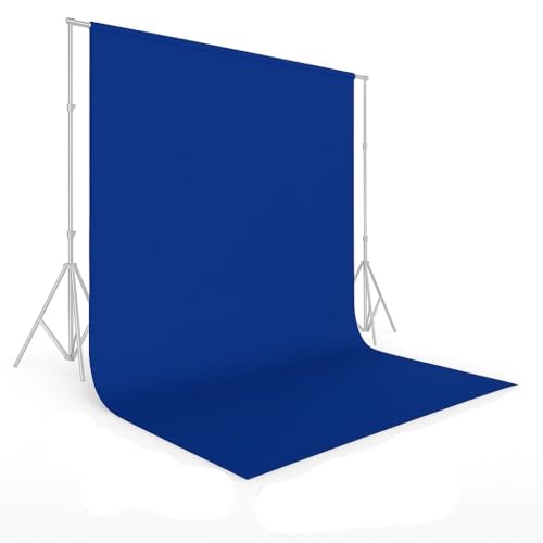 Boosty® 8x10.5ft Royal Blue Photography Accessories Backdrop Photo Light Studio (Royal Blue)