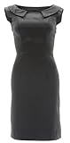 h&m etuikleid grau  H&R London Etuikleid Satin Pencil Dress 5135 Schwarz UK12 M