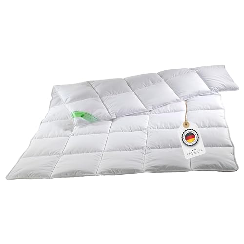 PROCAVE Micro-AloeVera Sommerdecke 200x220cm mit AloeVera-Veredelung | Microfaser | Aloe Vera | Steppdecke | Bettdecke | Einziehdecke | Sommer Steppbett | Leicht-Steppbett | Soft Touch