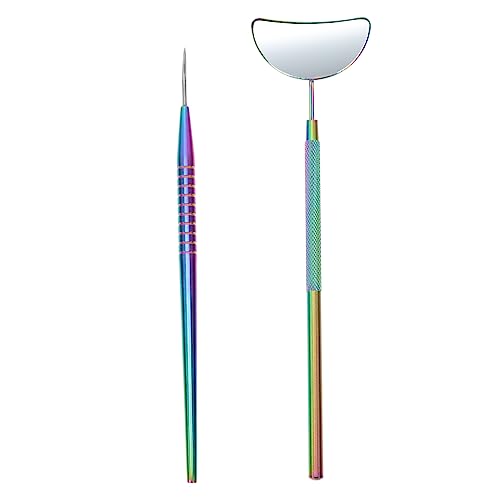 BELLIFFY Ergonomic Lash Rod Beauty Tool Set Eyelash Extension Supplies Lash Brushes for Eyelash Lash Mirror Included