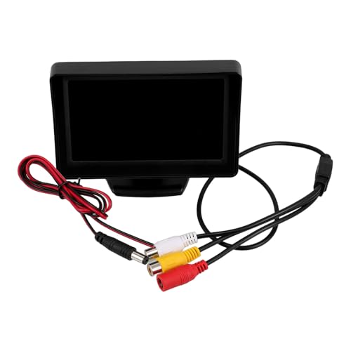 Pantalla de 4.3 pulgadas portátil HD para cámara de visión trasera de coche y vehículo