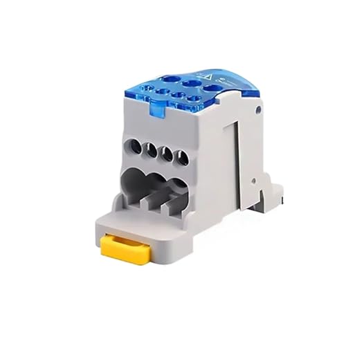 ���[���[�q�d���{�b�N�X 1/5PCS UKK �P�ɃW�����N�V�����{�b�N�X 80A/125A/160A/250A/400A DIN���[�����t�� 1���͕����o�͓d��(UKK-80A-Blue,1 pcs)